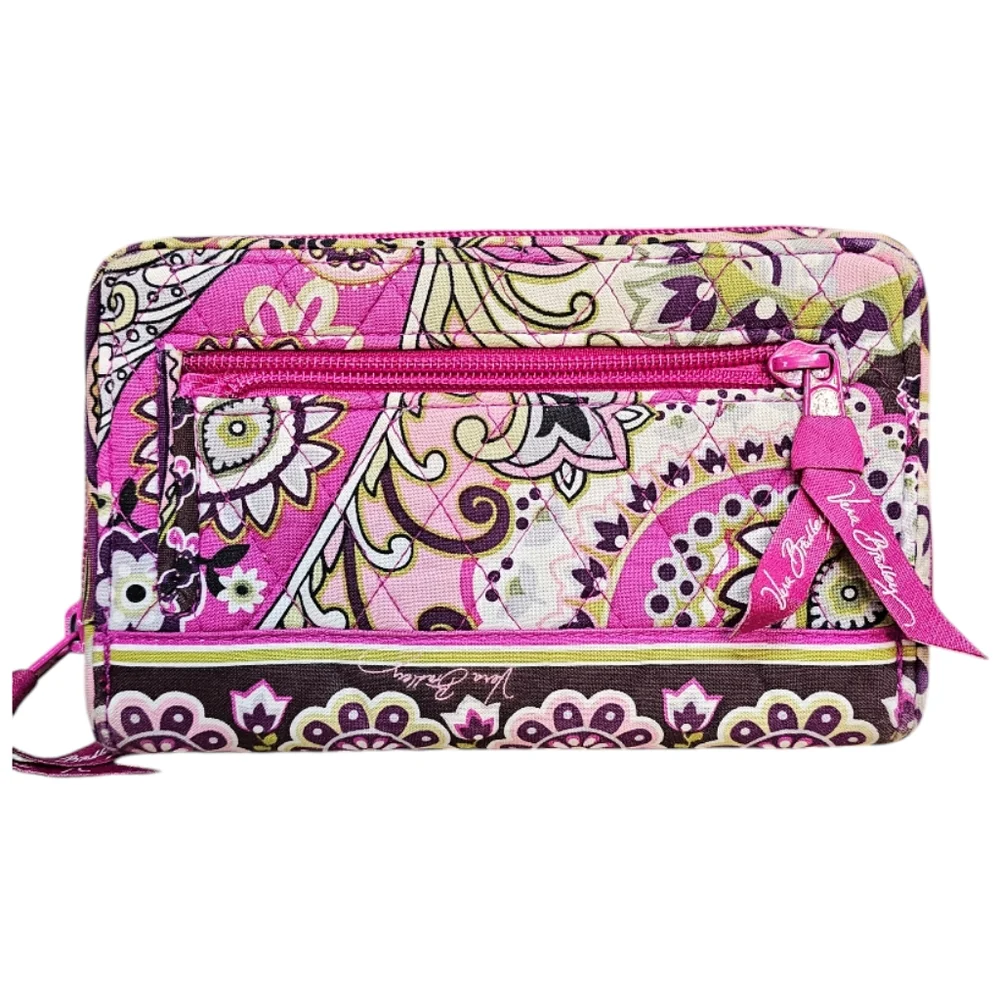 VERA BRADLEY TurnLock Wallet Very Berry - Picture 2 of 4